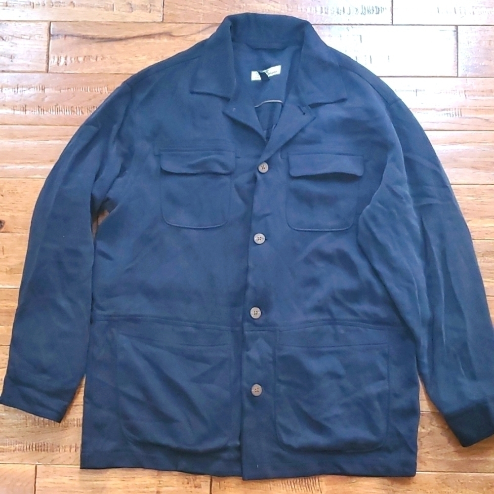 Tommy Bahama 100% silk lightweight jacket